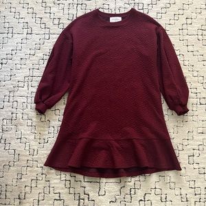 MARE Anthropologie flounce sweater dress